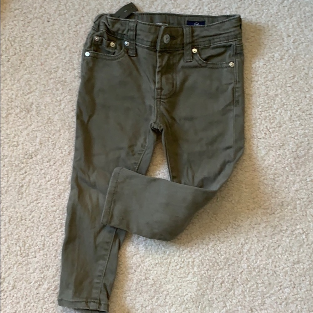EUC AG stretch skinny jeans olive color